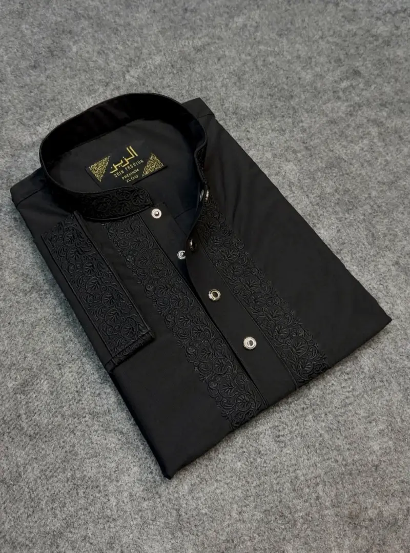 Premium Oxford Cotton Fabrics (BLACK COLOUR)