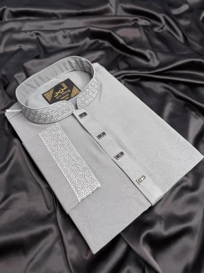 China Vangchur Fabrics (ASH COLOUR)